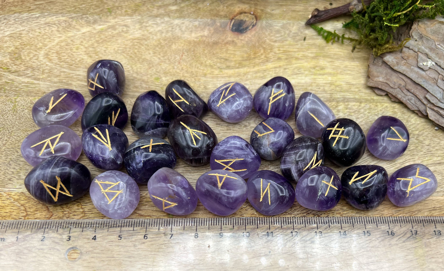 Amethyst Runen, Runensteine Set