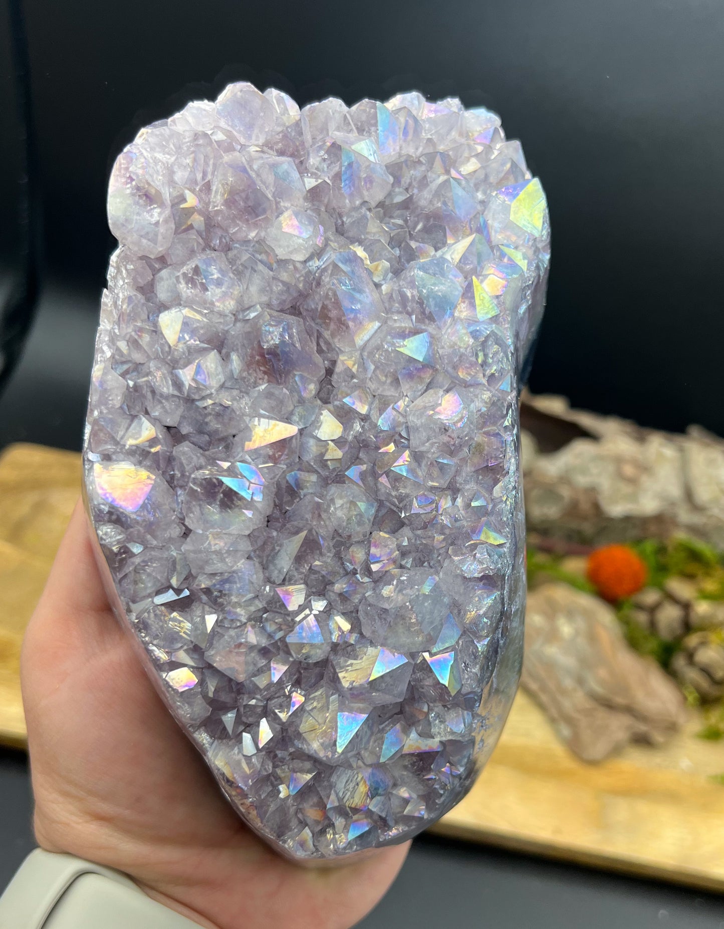 XL 1,5Kg Amethyst Angel Aura Druse