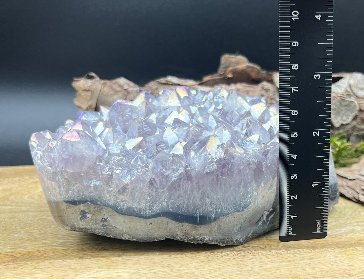 XL 1,5Kg Amethyst Angel Aura Druse