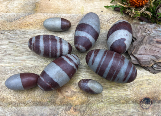 Shiva lingam Trommelsteine