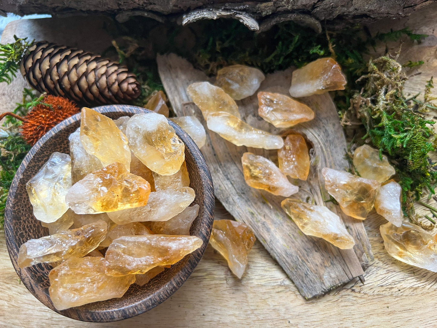 Citrin | Kristall, Rohstein, Naturspitzen | raw Citrine stone | Gelb | Geschenk | Wasserstein, Heilstein, Mineralien, Edelstein, Naturstein